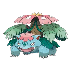Arte oficial de Mega Venusaur