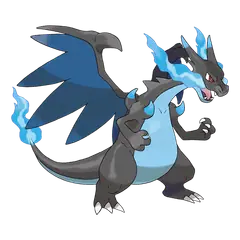 Arte oficial de Mega Charizard X
