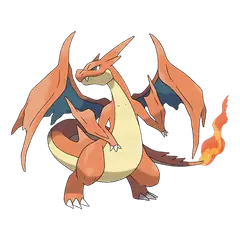 Arte oficial de Mega Charizard Y