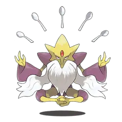 Official art of Mega Alakazam