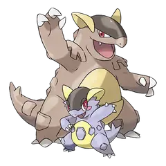 Arte oficial de Mega Kangaskhan