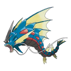 Arte oficial de Mega Gyarados