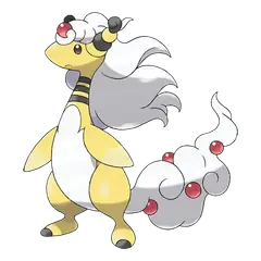 Arte oficial de Mega Ampharos
