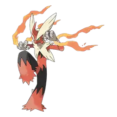 Arte oficial de Mega Blaziken
