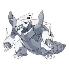 Official art of Mega Aggron