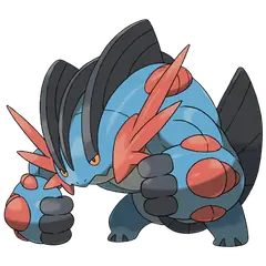 Arte oficial de Mega Swampert