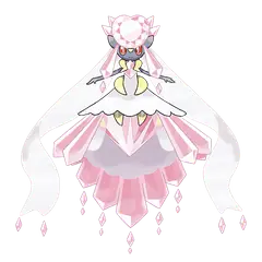Arte oficial de Mega Diancie