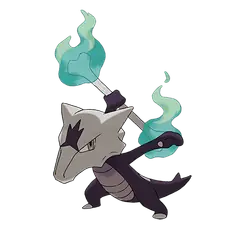Arte oficial de Alolan Marowak