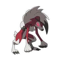 Arte oficial de Midnight Lycanroc