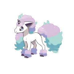 Official art of Galarian Ponyta