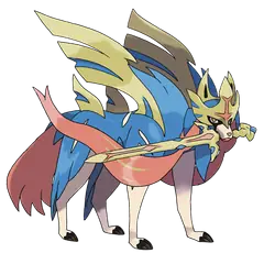 Arte oficial de Crowned Zacian