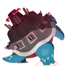 Official art of Gigantamax Blastoise