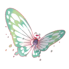 Arte oficial de Gigantamax Butterfree