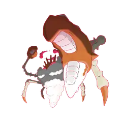 Arte oficial de Gigantamax Kingler