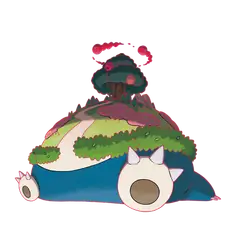 Arte oficial de Gigantamax Snorlax
