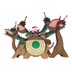 Arte oficial de Gigantamax Rillaboom