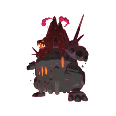 Official art of Gigantamax Coalossal