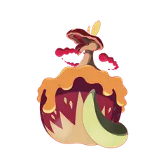Arte oficial de Gigantamax Flapple