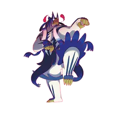 Official art of Gigantamax Rapid Strike Urshifu