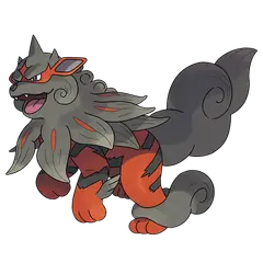 Arte oficial de Hisuian Arcanine