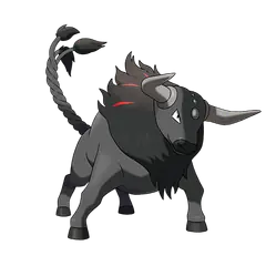 Arte oficial de Paldean Tauros (Blaze Breed)
