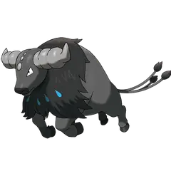 Arte oficial de Paldean Tauros (Aqua Breed)