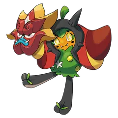 Official art of Hearthflame Mask Ogerpon