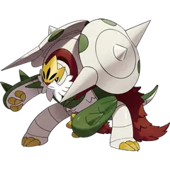 Official art of Mega Chesnaught