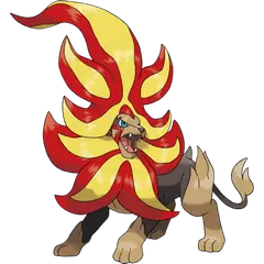 Arte oficial de Mega Pyroar