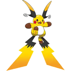 Arte oficial de Mega Raichu X