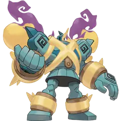 Arte oficial de Mega Golurk