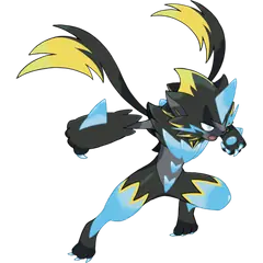 Arte oficial de Mega Zeraora