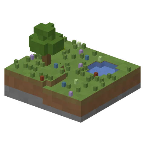Maquete do ambiente Campos e planícies
