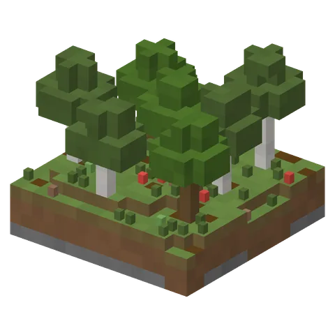 Maquete do ambiente Florestas