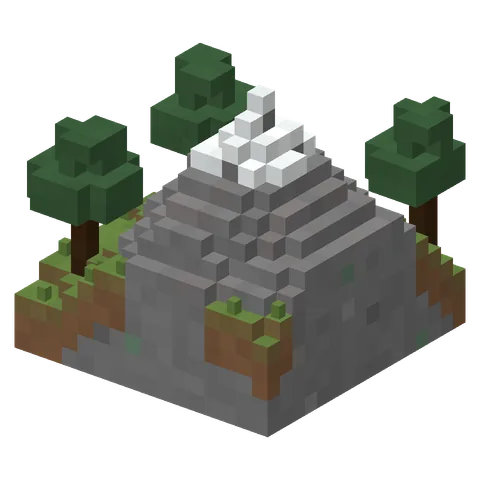 Maquete do ambiente Montanhas