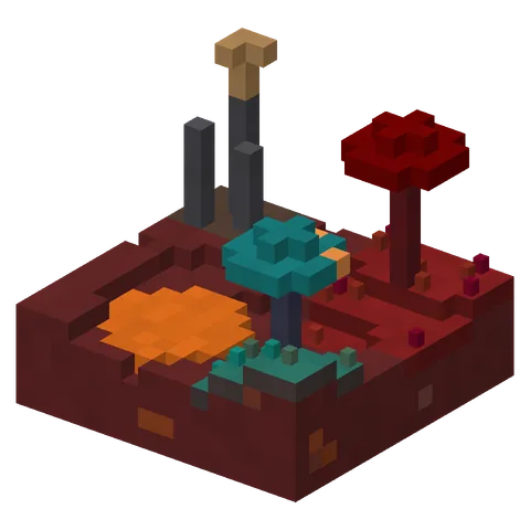 Maquete do ambiente Nether