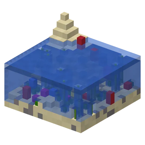 Maquete do ambiente Oceanos e litoral