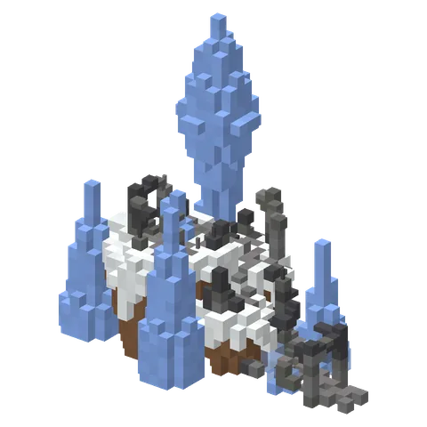Maquete de Frozen Altar Ruins