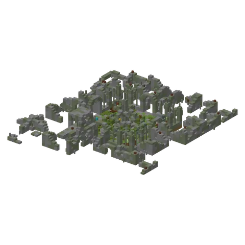 Maquete de Old Garden Ruins