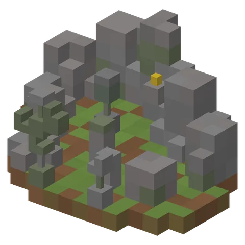 Maquete de Overgrown Trial Ruins