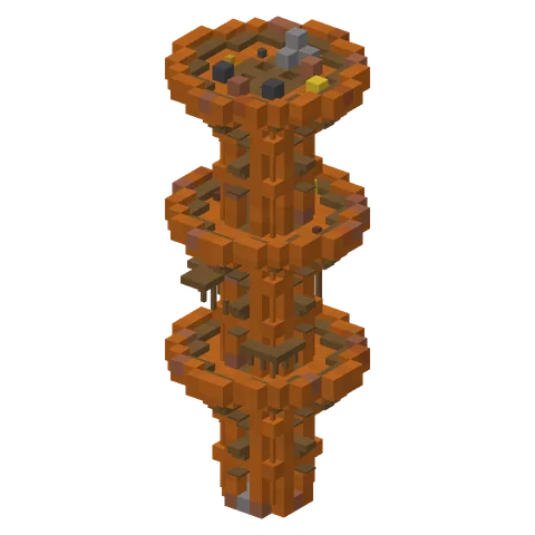 Maquete de Sunscorched Gimmi Tower