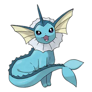 Arte oficial de Vaporeon
