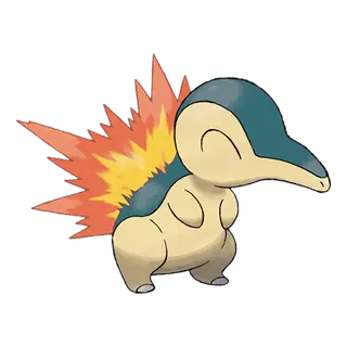 Arte oficial de Cyndaquil