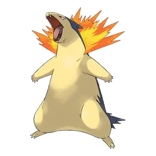 Arte oficial de Typhlosion