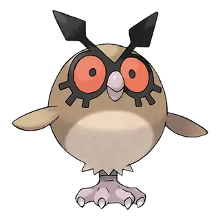 Arte oficial de Hoothoot
