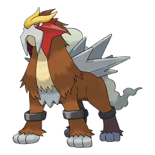 Official art of Entei