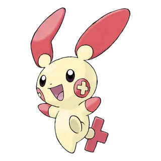 Arte oficial de Plusle