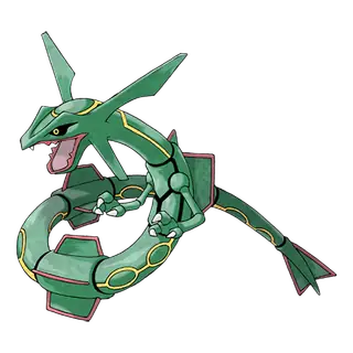 Arte oficial de Rayquaza