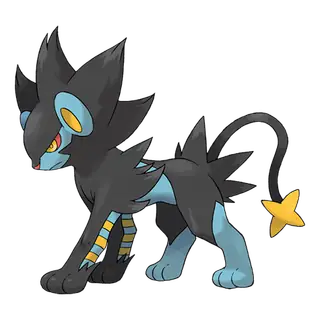 Arte oficial de Luxray