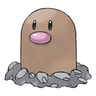 Official art of Diglett